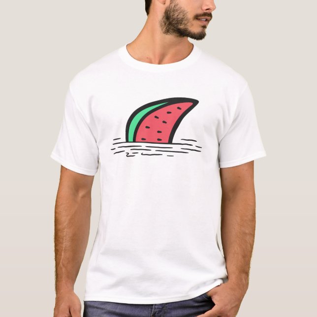 T-shirt requin pastèque (Devant)