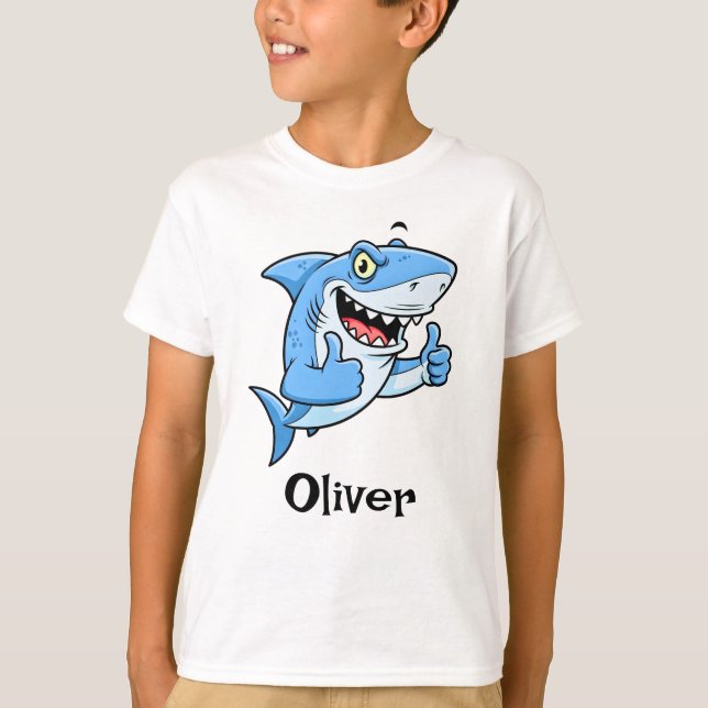 T-shirt Requin pouce levé Cool (Devant)