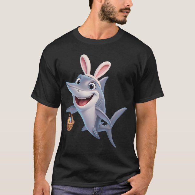 T-shirt Requin renard de Pâques (Devant)