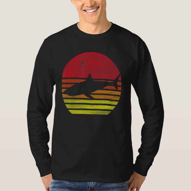 T-shirt Requin rétro (Devant)
