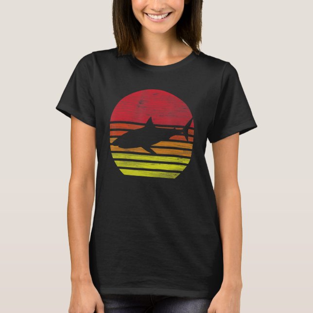 T-shirt Requin rétro (Devant)