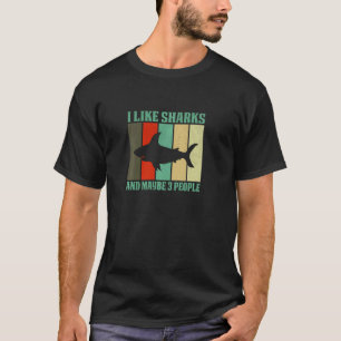 T-shirt requin roux requins femmes requin bouche Pul Hoodi