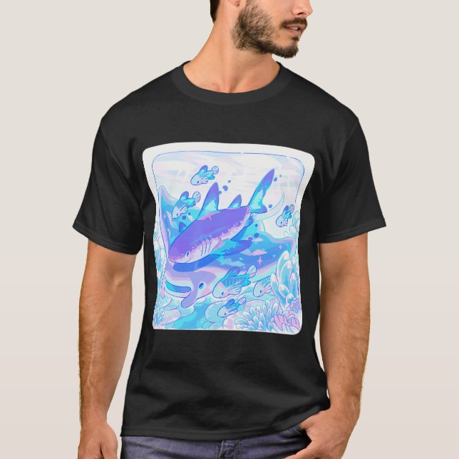 T-shirt Requin sans nageoire (Devant)