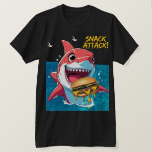 T-shirt Requin Snack Attack