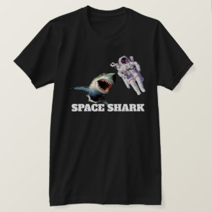 T-shirt Requin spatial avec astronaute