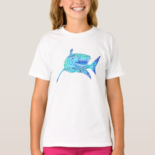T-shirt Requin tourbillonnant