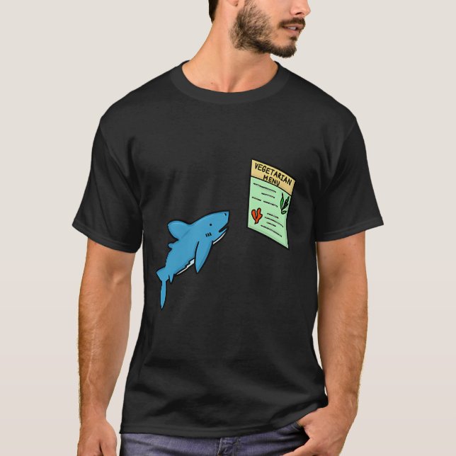 T-shirt Requin Végétal (Devant)