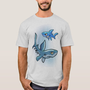 T-shirt requins