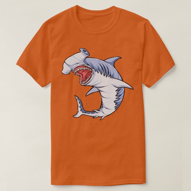 T-shirt Requins à tête de marteau (Design devant)