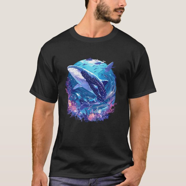 T-shirt Requins Baleines Requin Baleine (Devant)