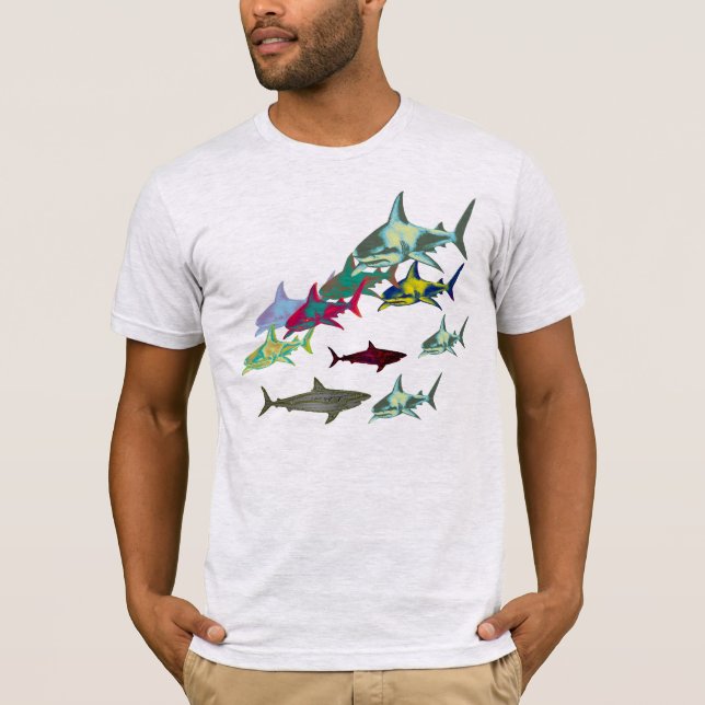 T-shirt Requins cool (Devant)