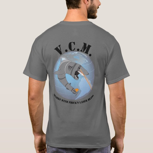 T-shirt requins du module commun VATR avec lasers (Dos)