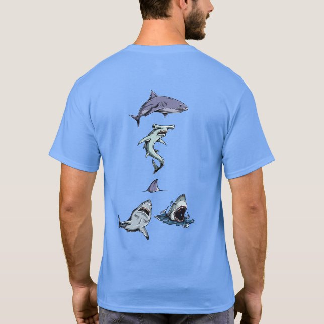 T-shirt Requins partout (Dos)