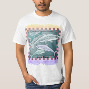 T-shirt Requins rétro