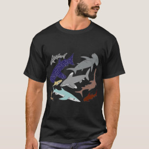 T-shirt Requins-taupes