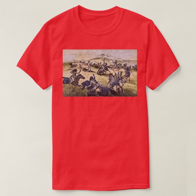 T-shirt Rescuing a Wounded Comrade Heroic Exploit of Amos  (Design devant)