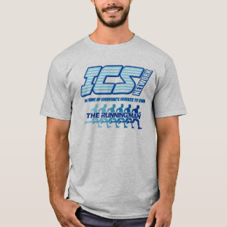 T-shirt Réseau d'ICS/logo fonctionnant d'homme