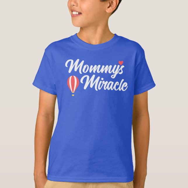 T-shirt Réseau Enfants Miracle Mommys Miracle Red (Devant)