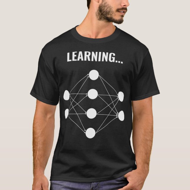 T-shirt Réseau neural de la machine (Devant)