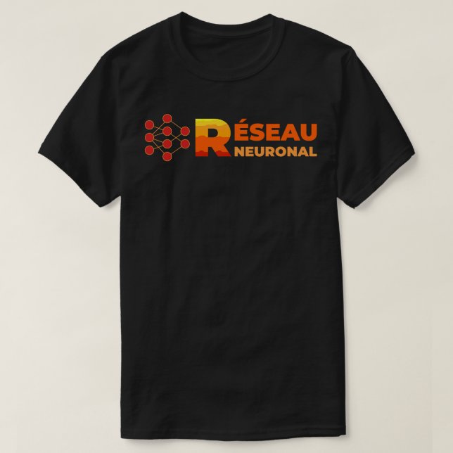 T-shirt Réseau neuronal (Design devant)