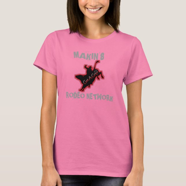 T-shirt Réseau ROdeo à manches courtes pour dames (Devant)