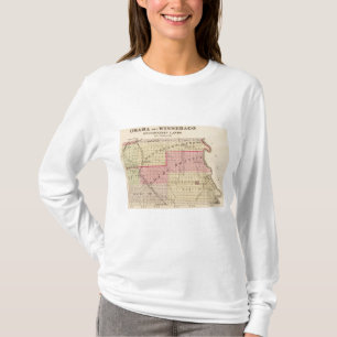 T-shirt Réservations d'Omaha et de Winnebago au Nébraska