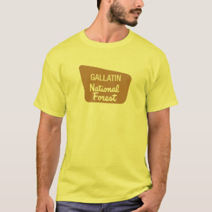 T-shirt Réserve forestière de gallatine (signe)