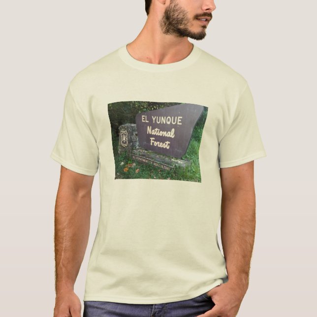 T-shirt Réserve forestière d'EL Yunque (Devant)