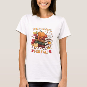 T-shirt Réservé pour les livres d'automne Citrouille d'aut
