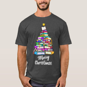T-shirt Réserver Arbre de Noël Lumières Librairie Joyeux C