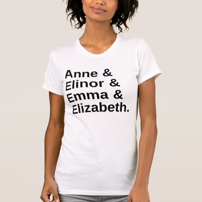T-shirt Réserver des petites amies (Devant)