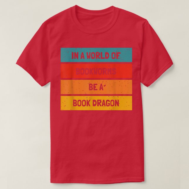 T-shirt Réserver Dragon Design Bibliothécaire Book Lovers  (Design devant)