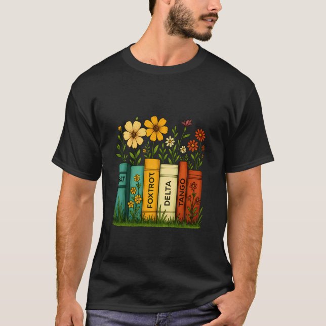 T-shirt Réserver Fleur 8647 Foxtrots Deltas Tangos (Devant)