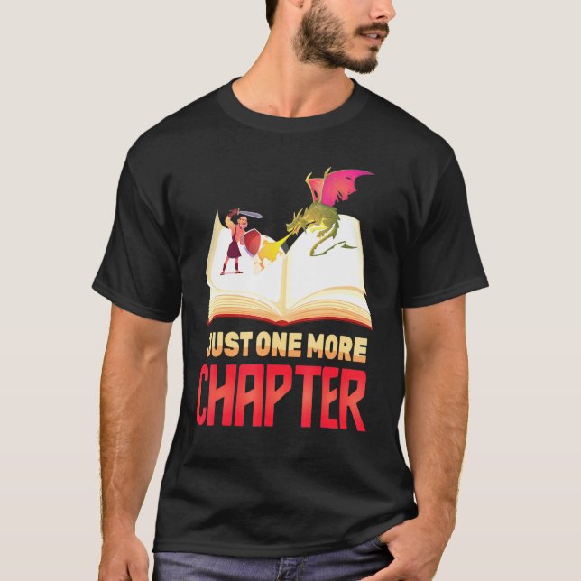 T-shirt Réserver juste un chapitre de plus Dragon Knight N (Devant)