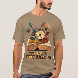 T-shirt Réserver Lover Garden Dreamer pour le livre de lec