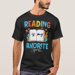T-shirt Réserver Réserver Nerds Lire livre est mon favori