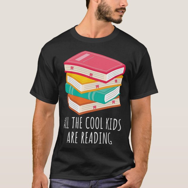 T-shirt Réserver Tous les enfants Cool sont en train de li (Devant)