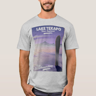 T-shirt réserver un voyage aujourd'hui lac Tekapo Nouvelle