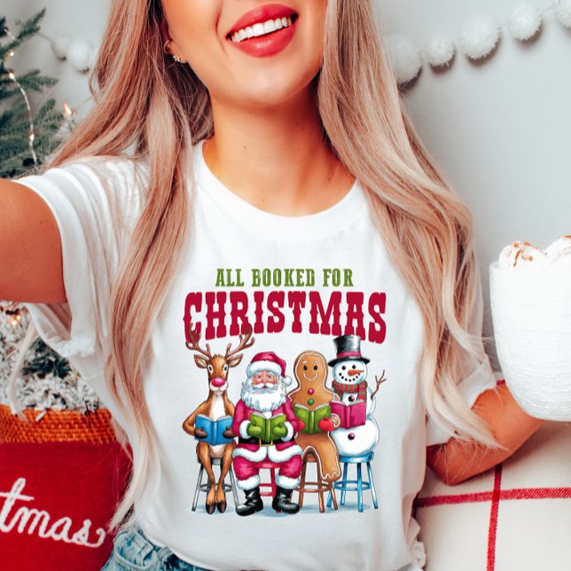 T-shirt Réservez une chemise club de livres de Noël (Créateur téléchargé)