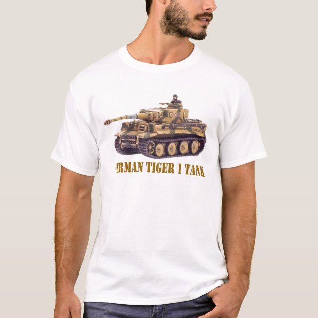 T-SHIRT RÉSERVOIR ALLEMAND DU TIGRE 1 (Devant)