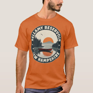 T-shirt Réservoir Bellamy Coucher de soleil du New Hampshi