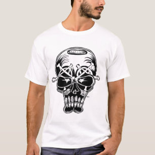 T-shirt Réservoir blanc de l'EVILEYES des hommes de Marc