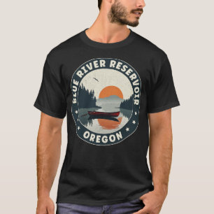 T-shirt Réservoir Blue River Oregon Sunset
