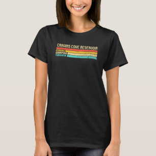 T-shirt Réservoir Carvins Cove Funny Pêche Camping Été