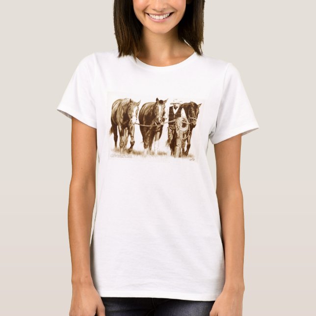 T-shirt Réservoir de cowboy (Devant)
