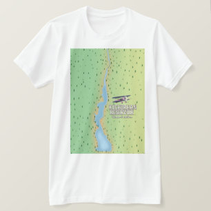 T-shirt Réservoir de Kuchurhan Ukraine & Moldavie Carte