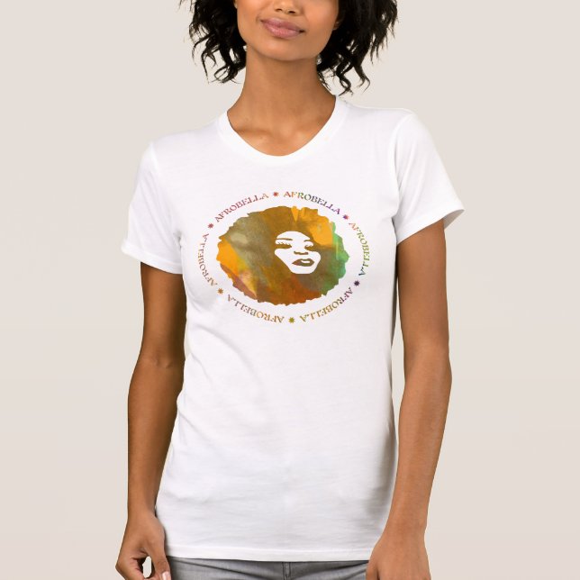 T-shirt Réservoir de logo d'Afrobella (Devant)