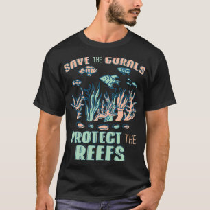 T-shirt Réservoir De Poisson Sauvez Les Coraux Protégez Le