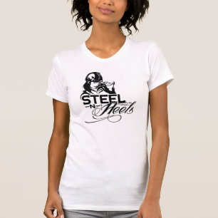 T-shirt Réservoir de Racerback par les talons en acier de