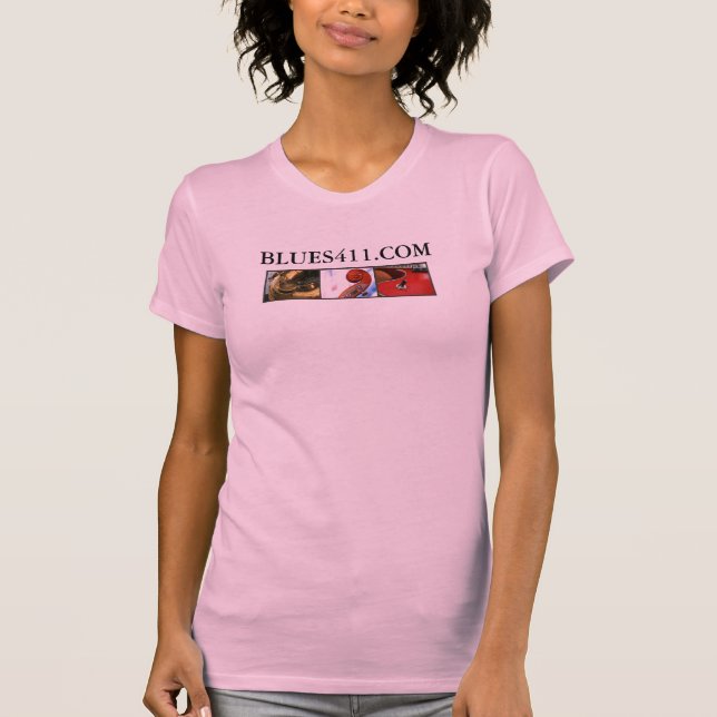 T-shirt Réservoir de slogan des dames Blues411 (Devant)